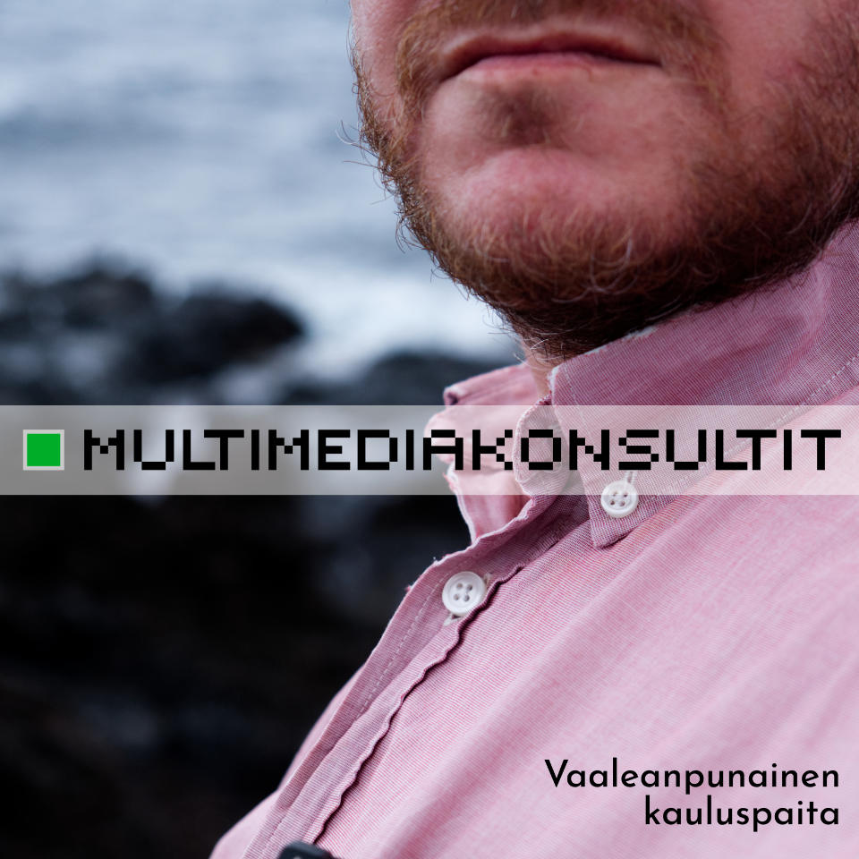 Multimediakonsultit – Vaaleanpunainen kauluspaita